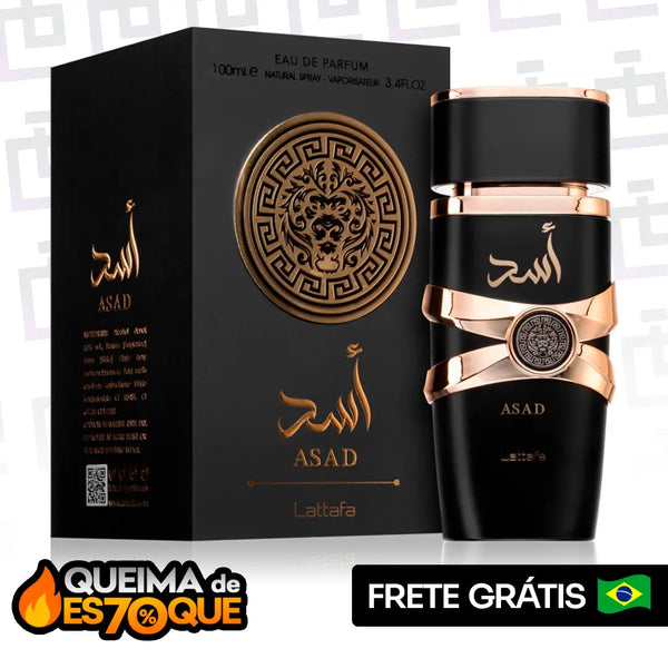 Perfume Árabe Masculino - Asad Lattafa (100ml) Eau de Parfum